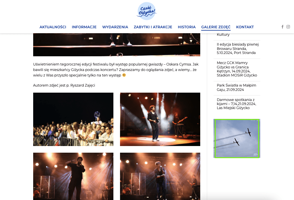 Cześć Giżycko współpraca