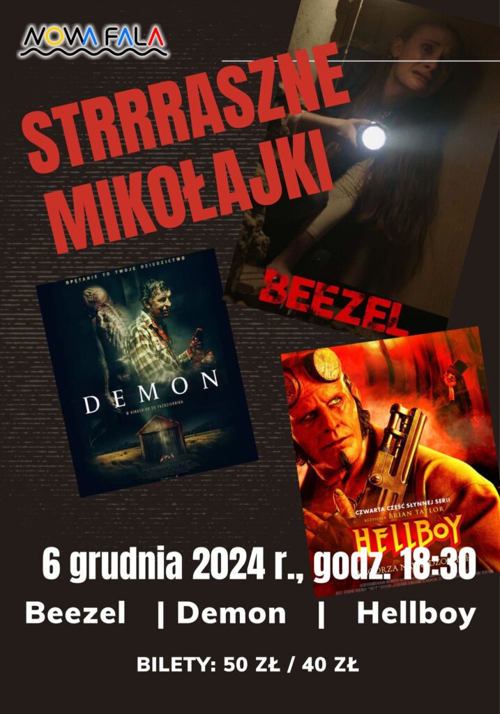 Maraton Strasznych Filmów w giżyckim Kinie Fala, 6.12.2024