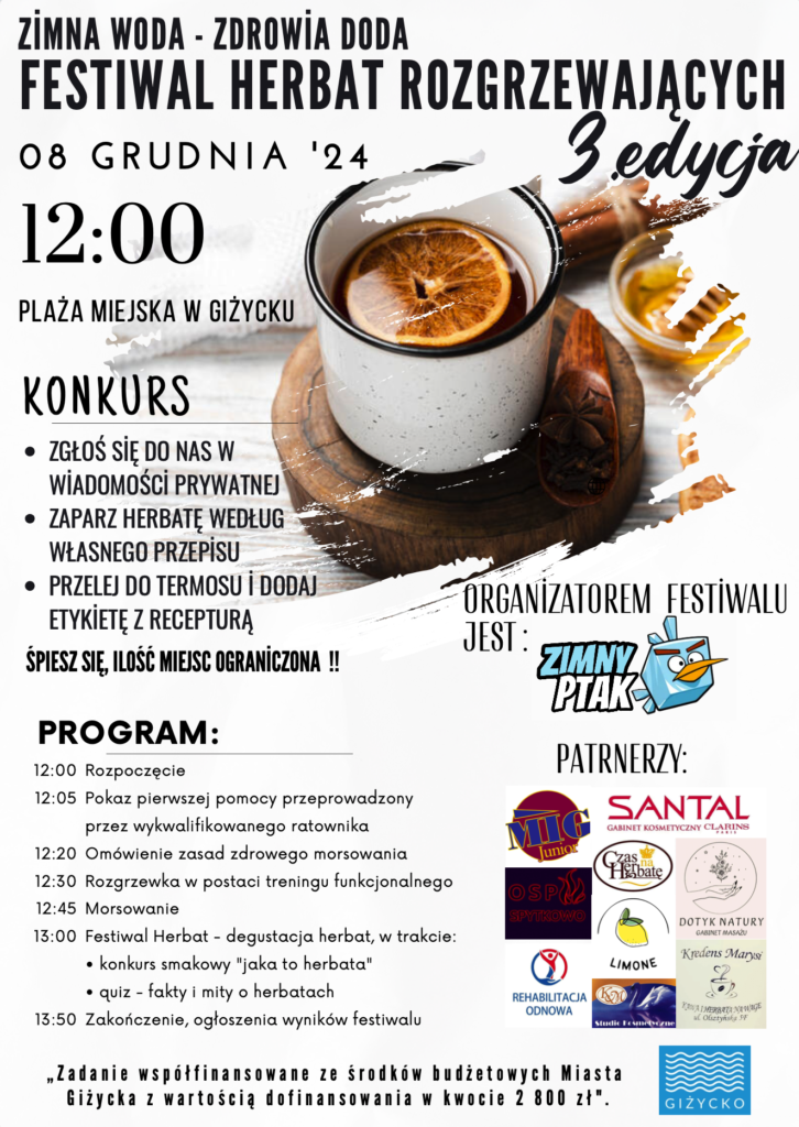 Festiwal Herbat Rozgrzewających, 8.12.2024, Plaża miejska