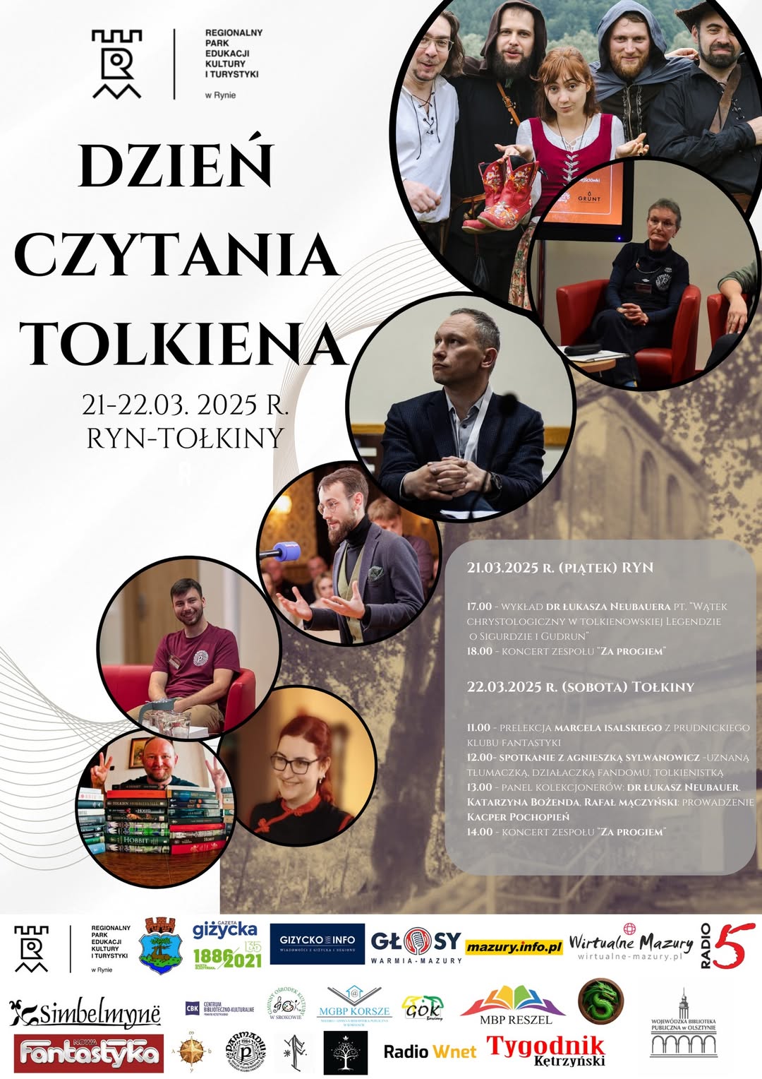 Dzień Czytania Tolkiena, 21-22 marca 2025, Ryn / Tołkiny