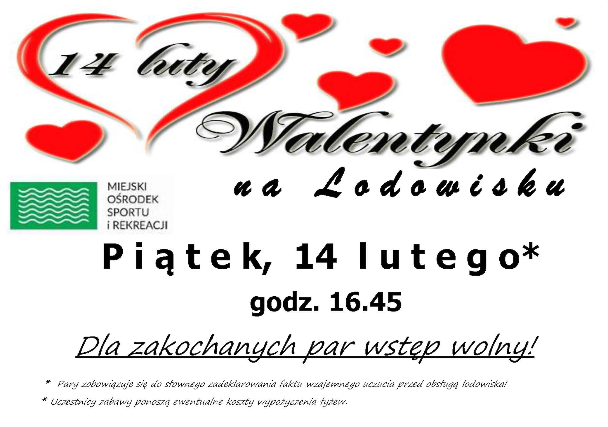 Walentynki na lodzie, 14.02.2025, Lodowisko Giżycko