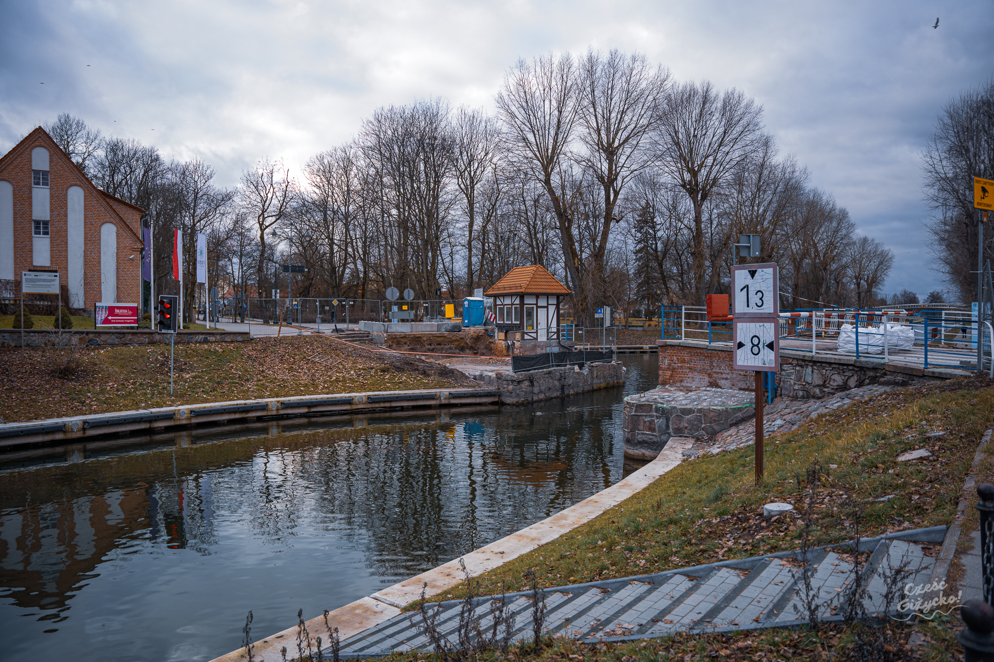 Kanał Łuczański bez mostu obrotowego 2025