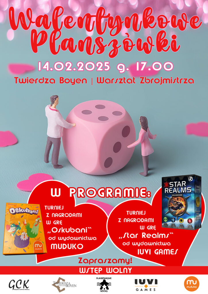 Walentynkowe Planszówki w Warsztacie Zbrojmistrza, 14.02.205 Twierdza Boyen