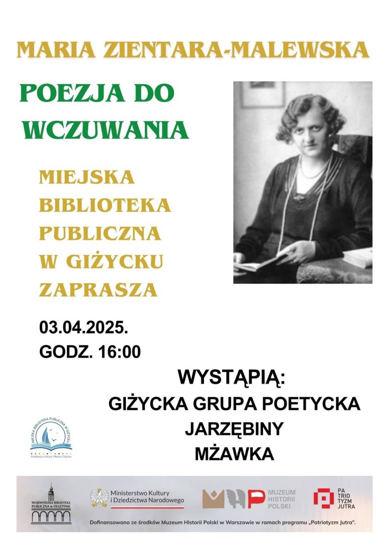 Spotkanie poświęcone twórczości Marii Zientary-Malewskiej