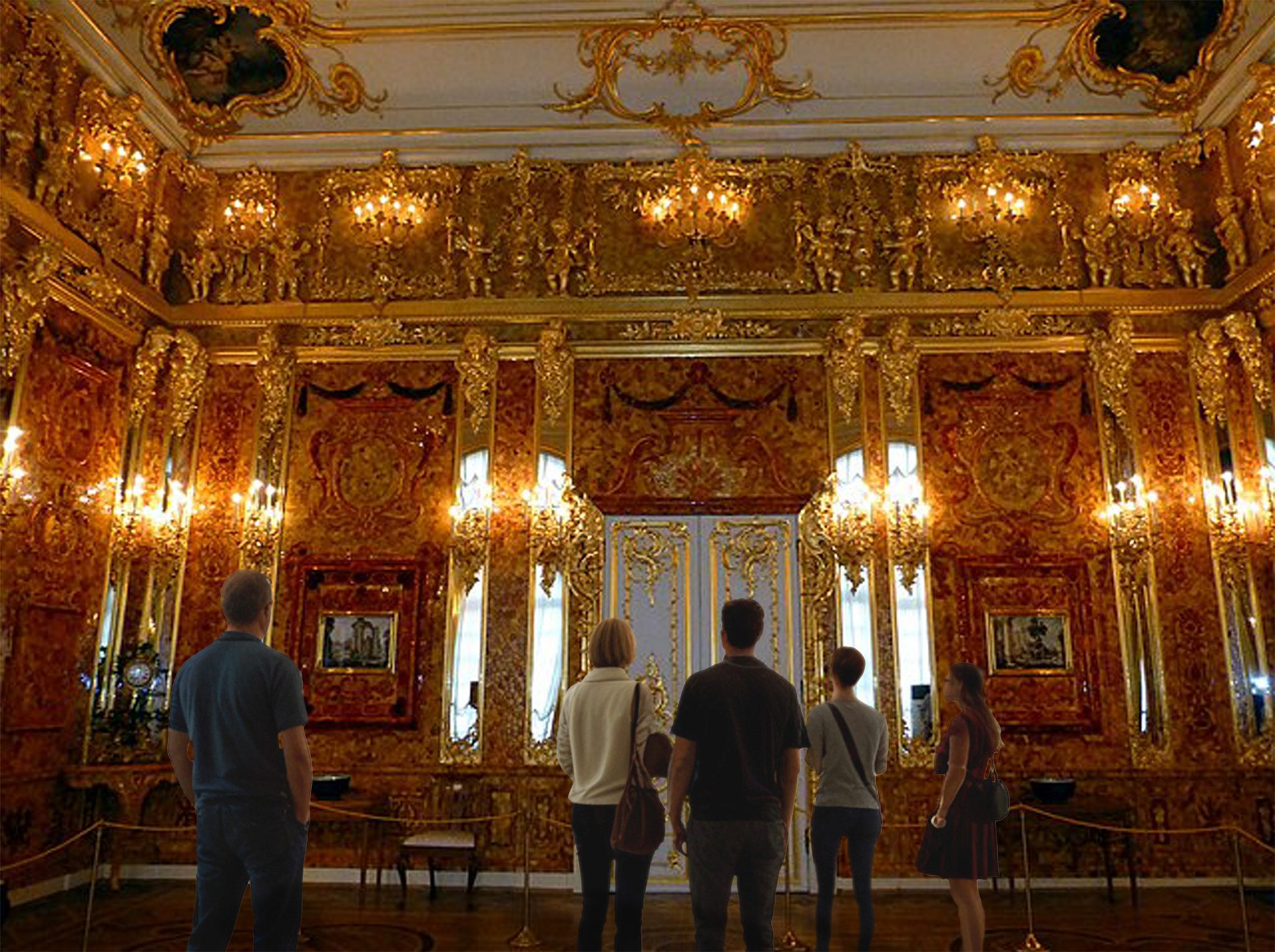 Bursztynowa komnata Mazury Mamerki