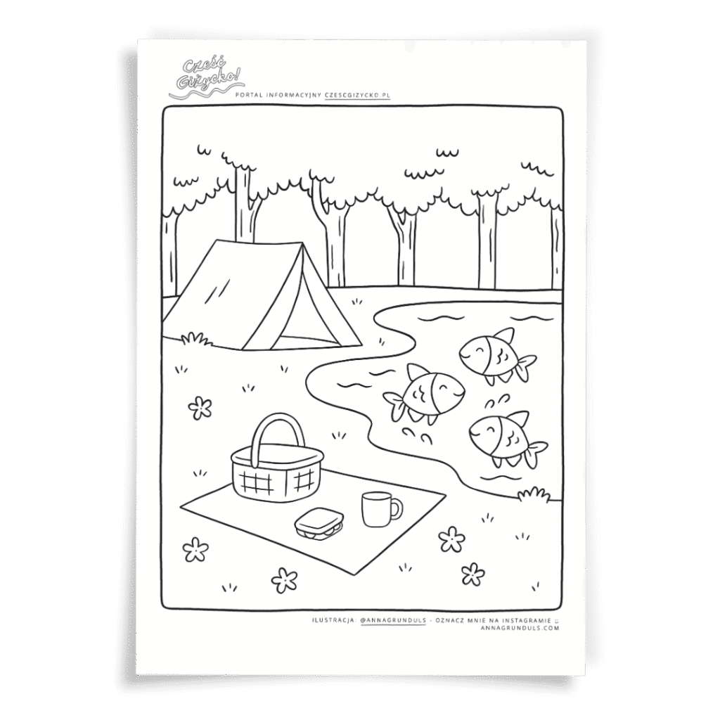 kolorowanki GIżycko Mazury