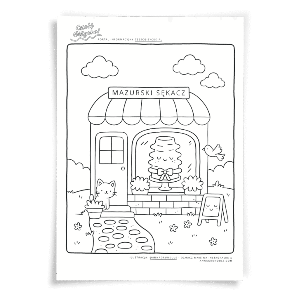 kolorowanka giżycko