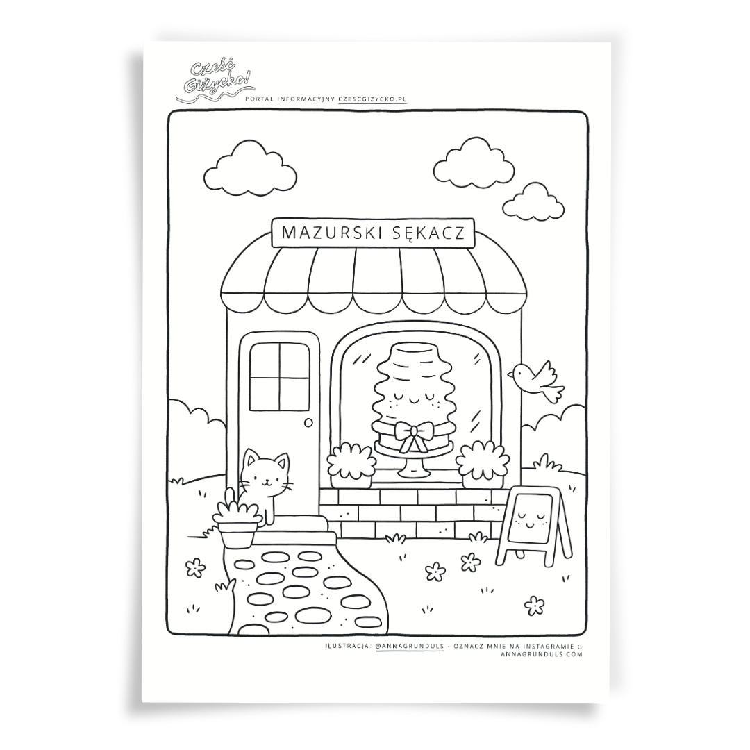 kolorowanka giżycko