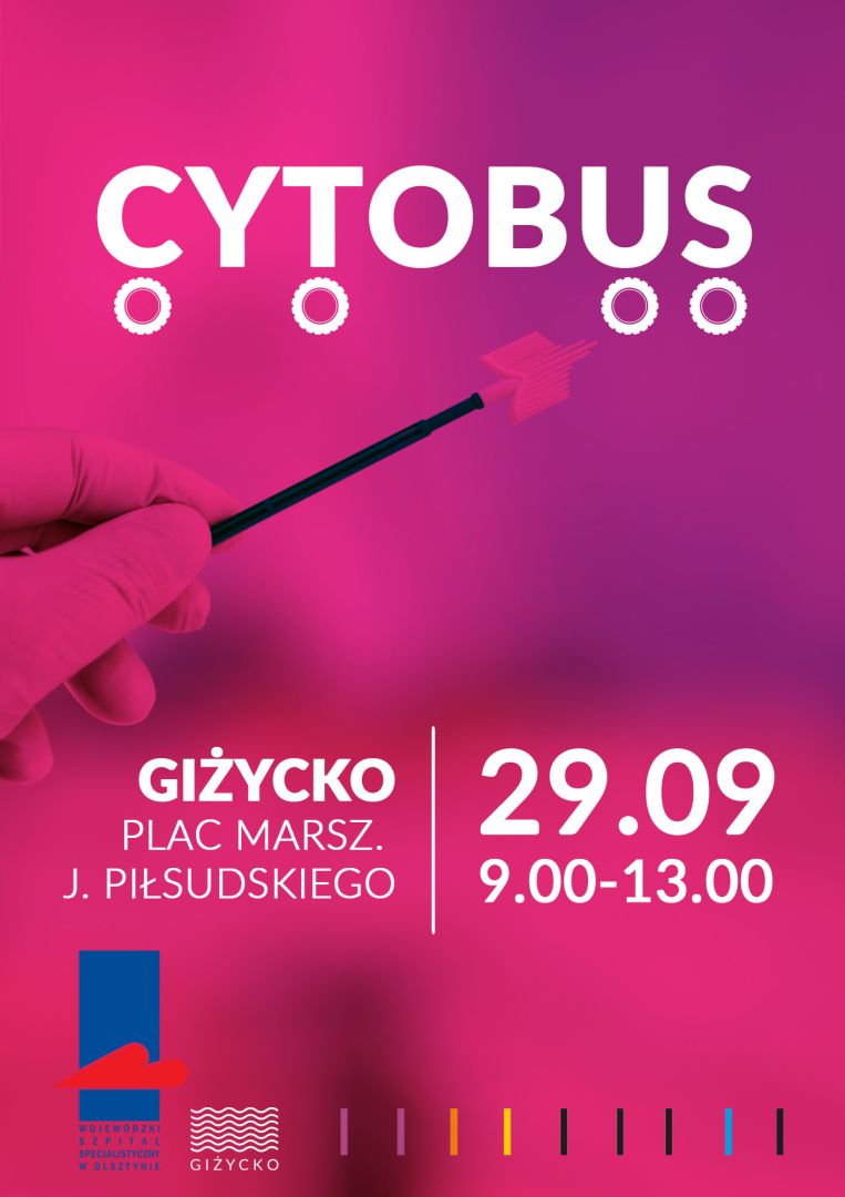 Cytobus Giżycko 2025 bezpłatna cytologia
