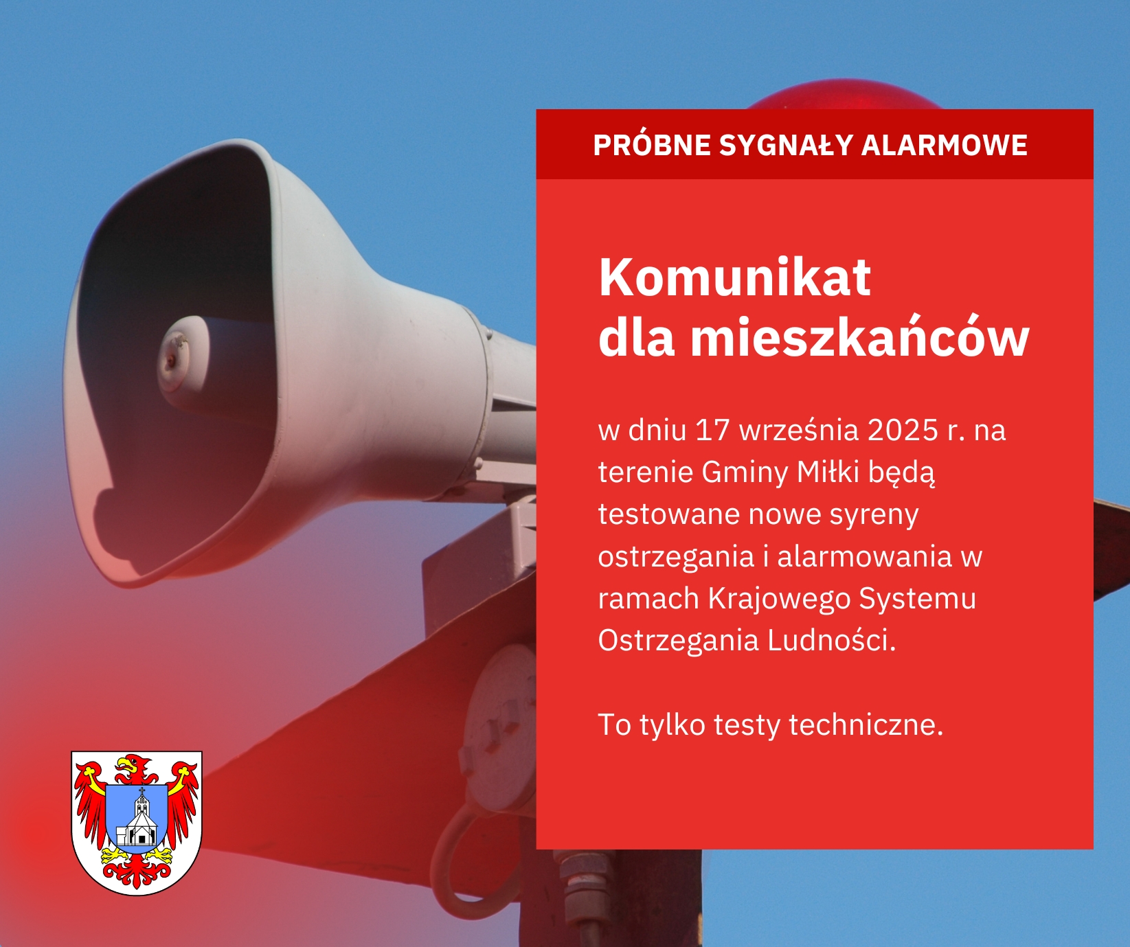 Sygnały alarmowe i alerty RCB – co oznaczają i jak się zachować? Poradnik dla mieszkańców Giżycka i Mazur