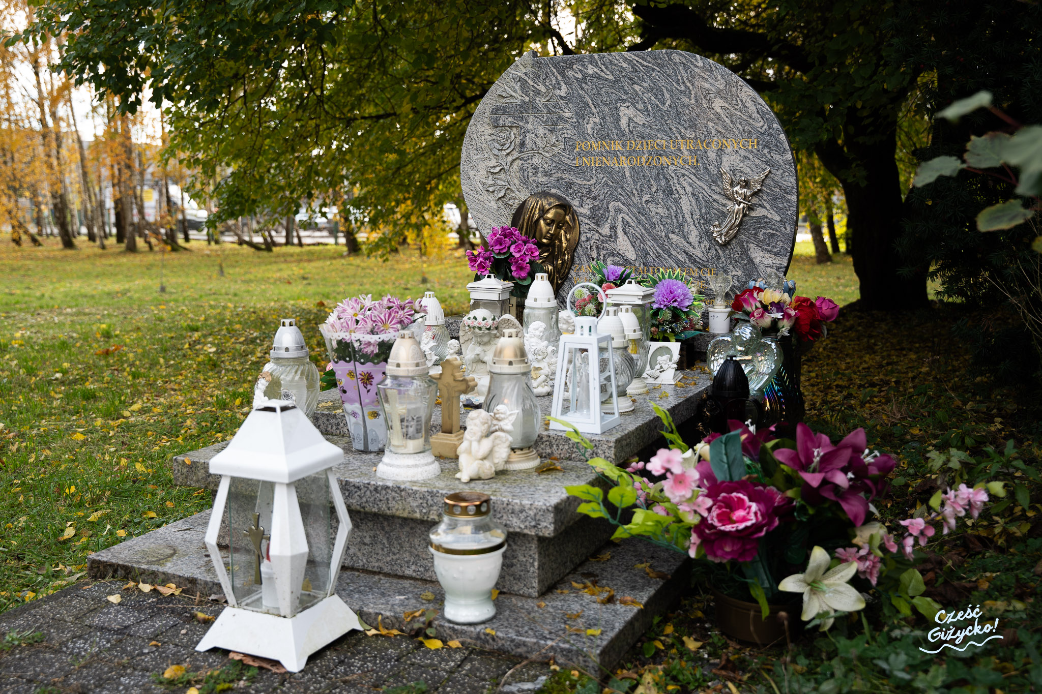 Miejsca pamięci na cmentarzu komunalnym w Giżycku