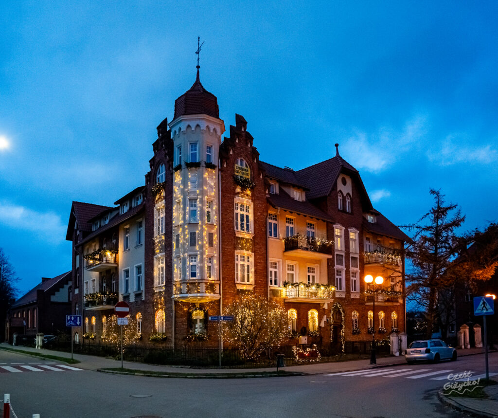 Świąteczne iluminacje i dekoracje w Giżycku cz. 1