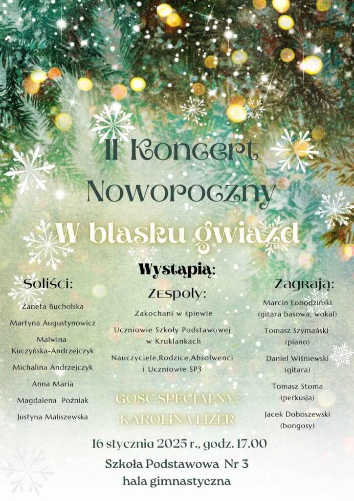 Koncert Noworoczny – W Blasku Gwiazd, 16.01.2025, SP 3