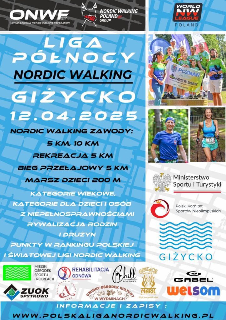 Liga Nordic Walking Giżycko 2025