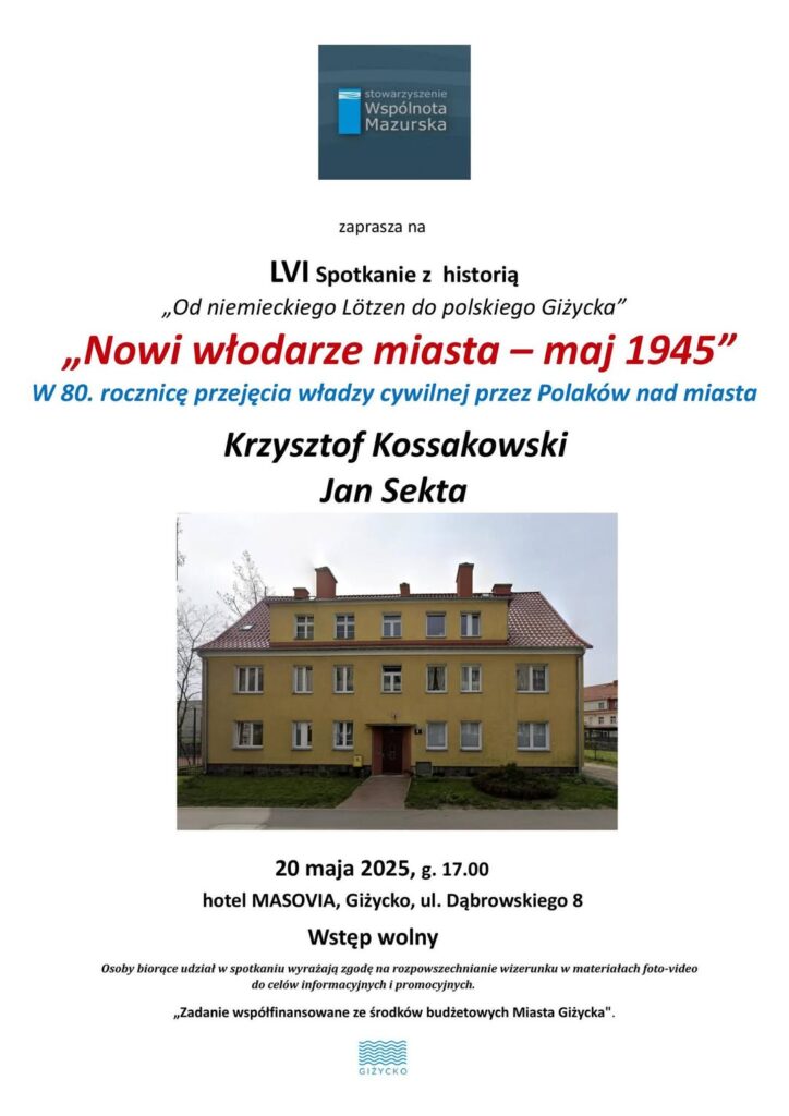 LVI Spotkanie z historią – „Nowi włodarze miasta – maj 1945”