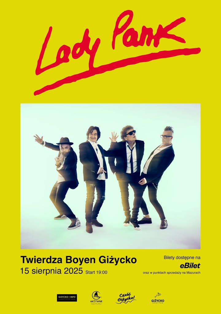 Regulamin konkursu „Wygraj bilet na koncert Lady Pank w Giżycku!”