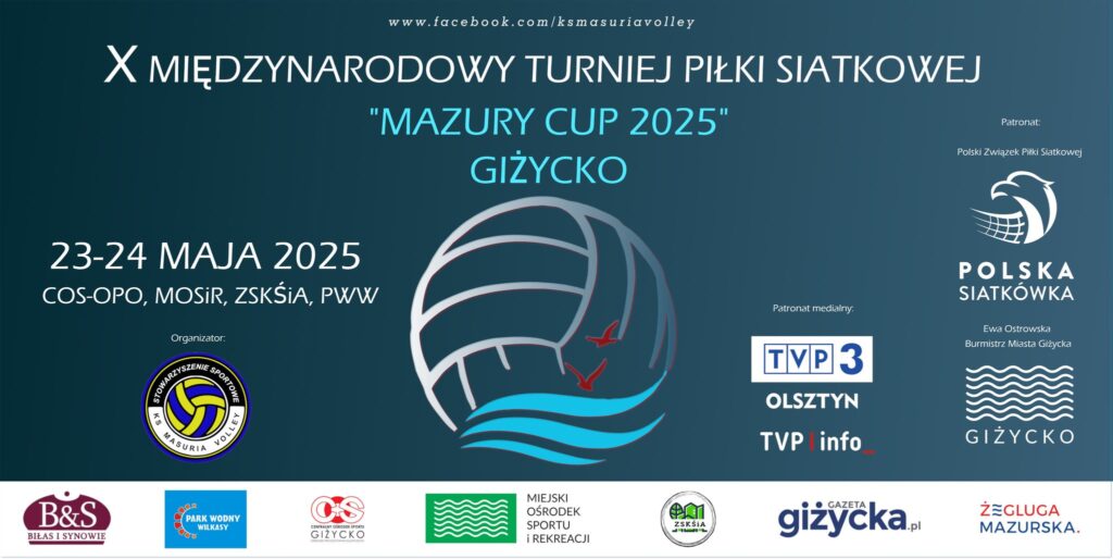 X Międzynarodowy Turniej Piłki Siatkowej Mazury CUP 2025