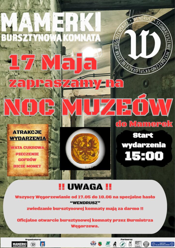 Noc Muzeów w Bursztynowej Komnacie w Mamerkach