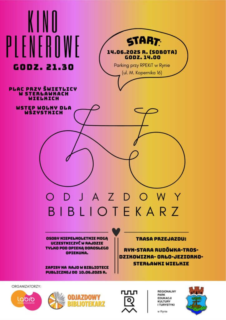 Odjazdowy Bibliotekarz – rajd rowerowy z Biblioteką w Rynie