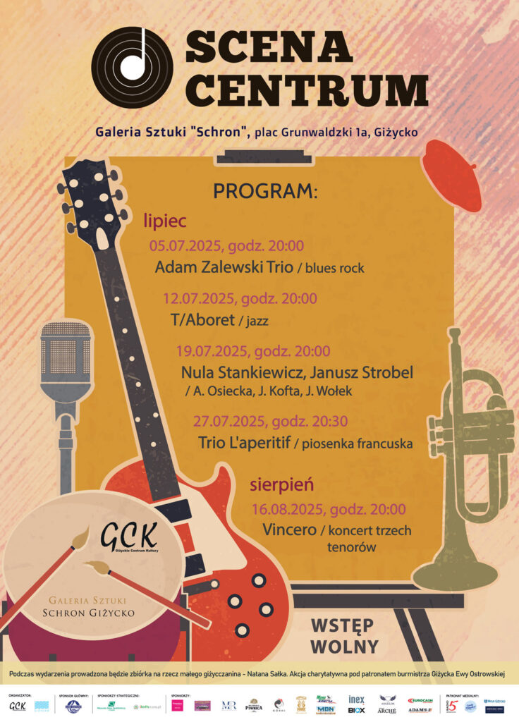Koncerty Giżycko Scena Centrum