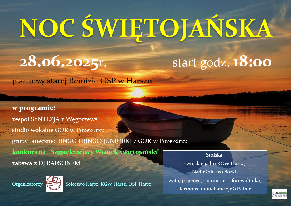 Noc Świętojańska w Harszu – świętujmy najkrótszą noc w roku!