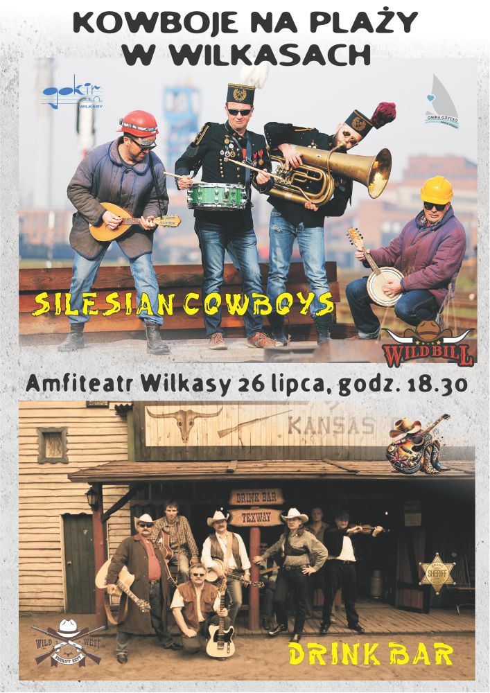 Kowboje na plaży wilkasy