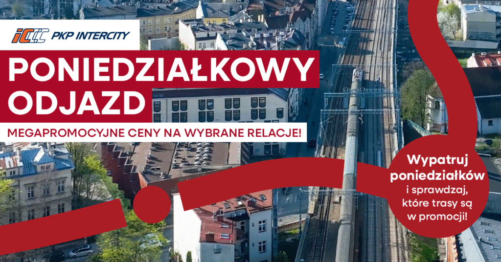 Poniedziałkowy odjazd z PKP Intercity