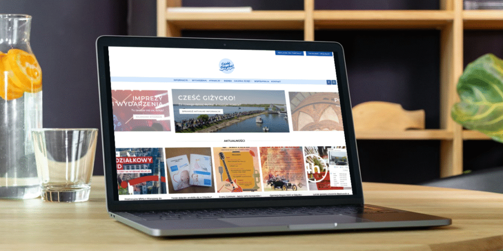 Reklama banerowa na Cześć Giżycko