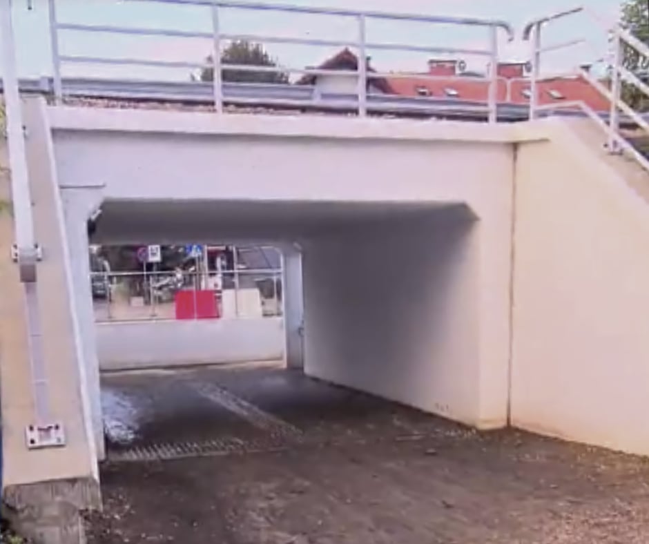 Przejście pod torami Giżycko