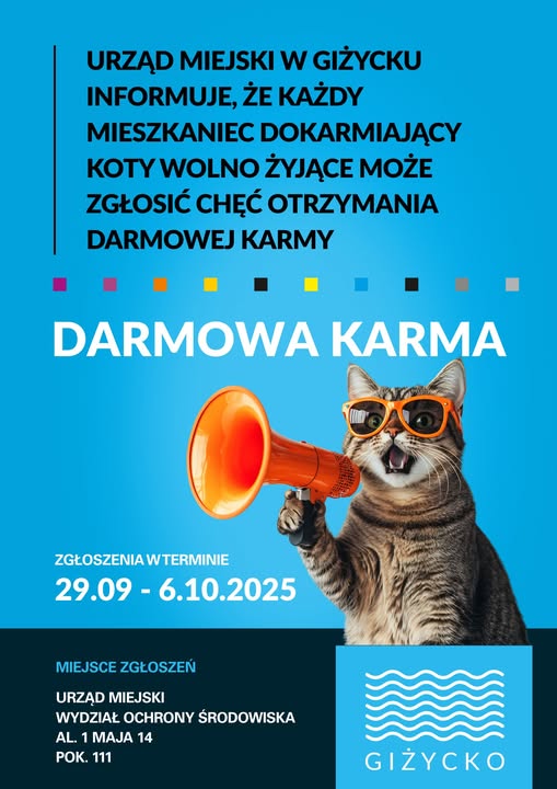 darmowa karma dla kotów GIżycko