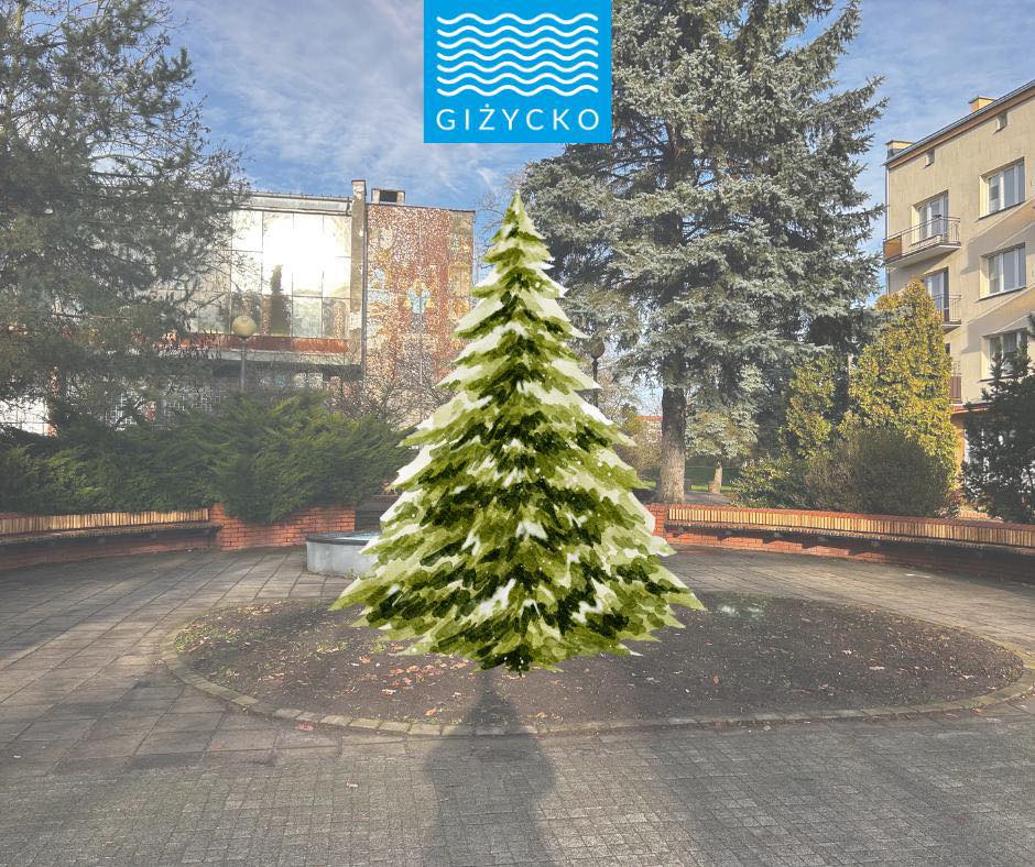 Wspólna Choinka Giżycka – twórzmy ją razem! 5 grudnia spotykamy się przy „Pannie z Żabką”