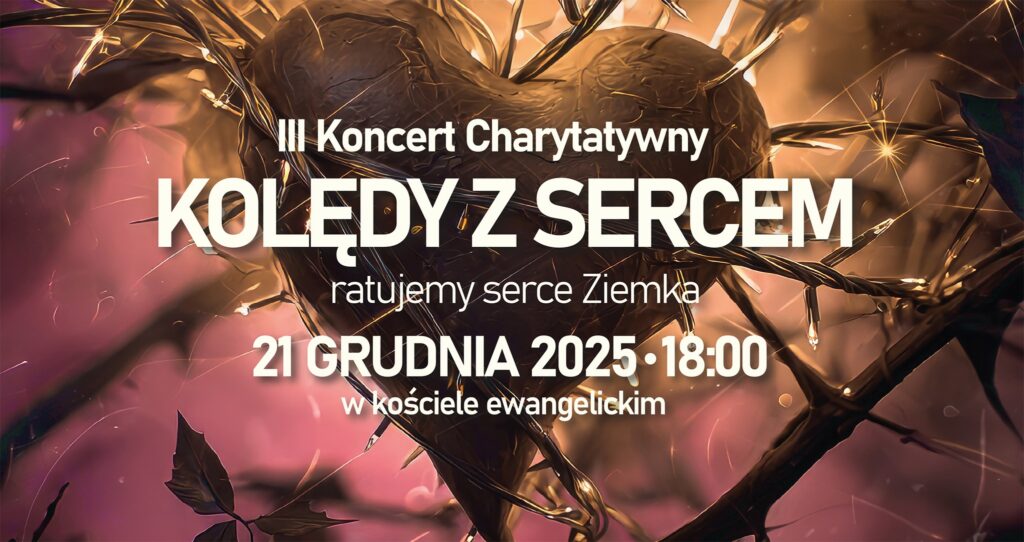 📅 21.12.2025📍 Kościół Ewangelicko-AugsburskiIII Koncert „Kolędy z Sercem” – Giżycko pomaga Ziemkowi. Wspólne kolędowanie już 21 grudnia