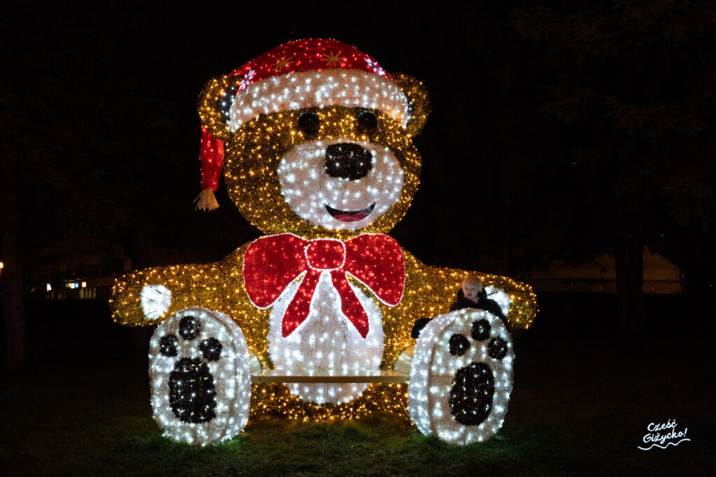 Nowe iluminacje świąteczne w Giżycku