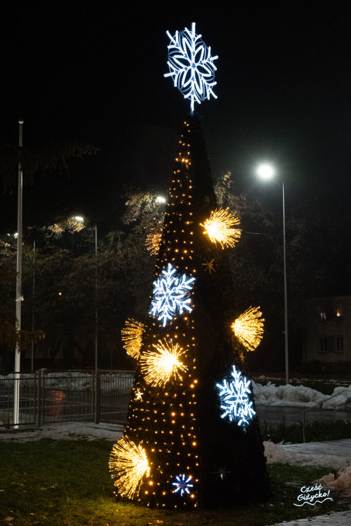 Nowe iluminacje świąteczne w Giżycku