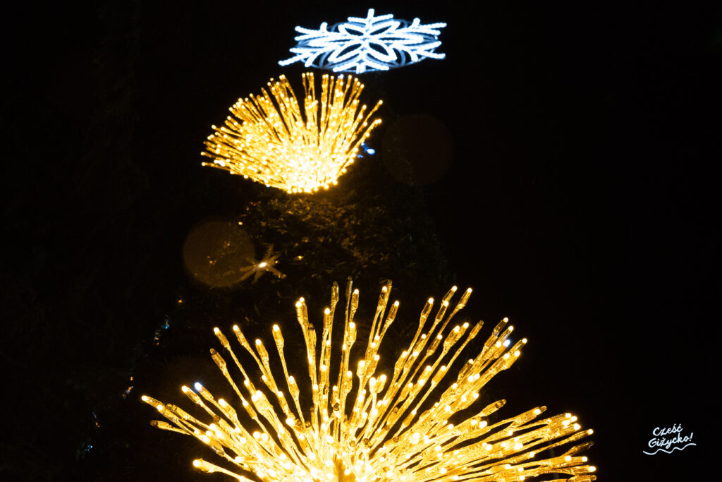 Nowe iluminacje świąteczne w Giżycku