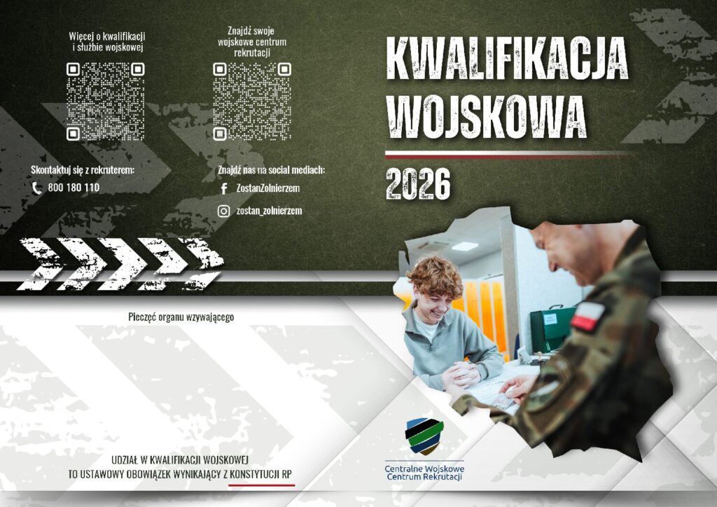 Kwalifikacja wojskowa Giżycko 2026